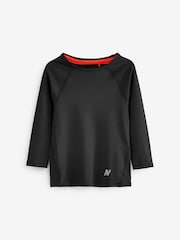 Black Long Sleeve Base Layer (3-16yrs) - Image 1 of 3