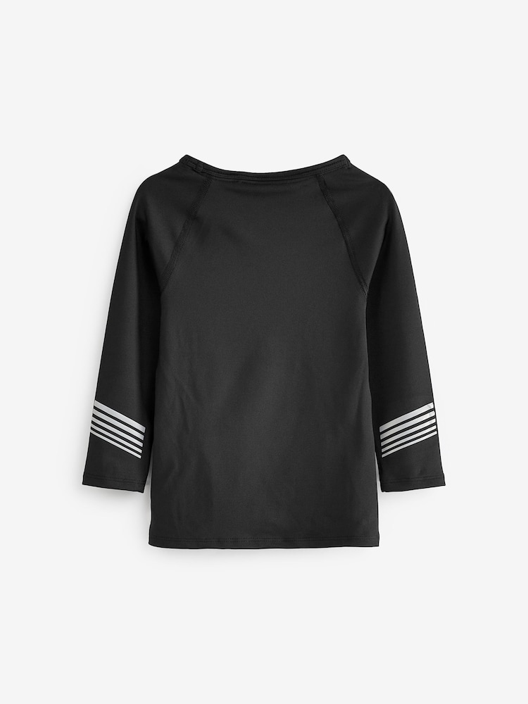 Black Long Sleeve Base Layer (3-16yrs) - Image 2 of 3
