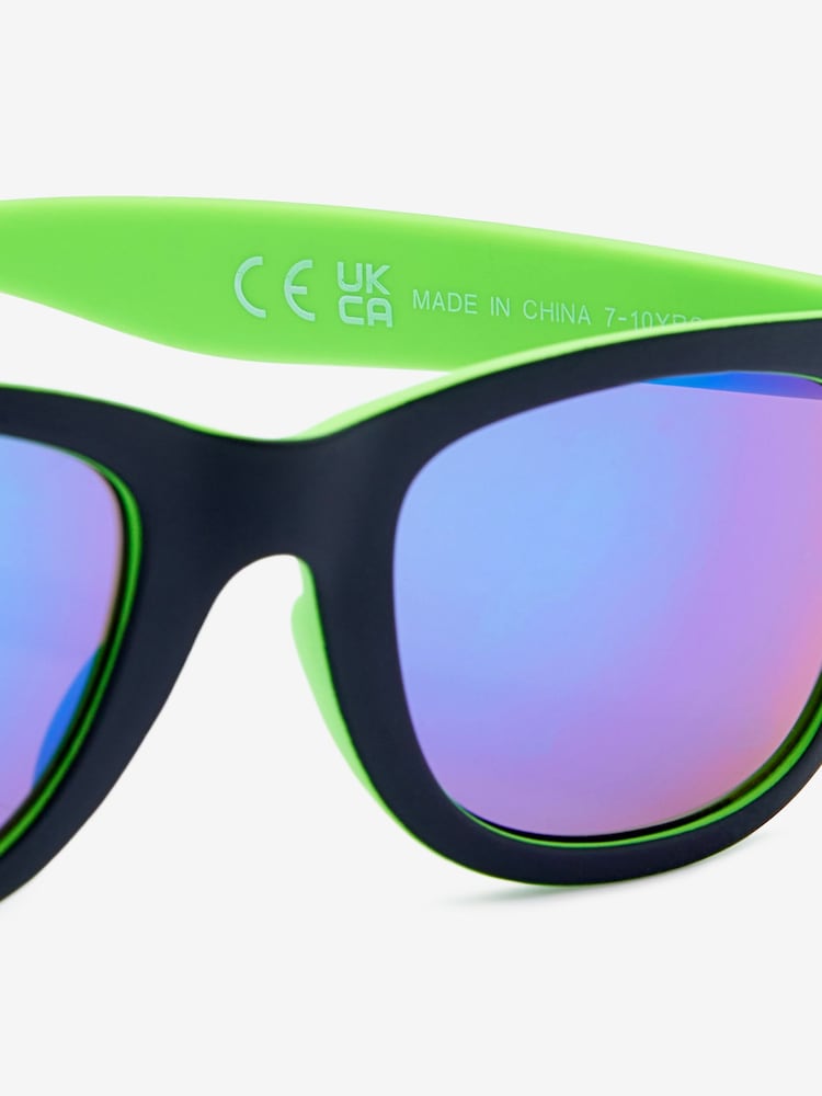 Lime Green/ Black Preppy Style Sunglasses - Image 5 of 5 Lime Green/ Black Preppy Style Sunglasses - Image 5 of 5