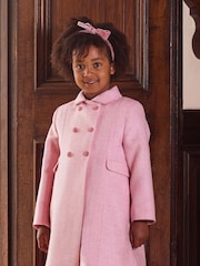 Trotters London Pink Classic Coat - Image 1 of 9