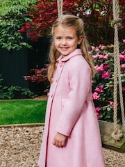Trotters London Pink Classic Coat - Image 2 of 9