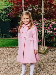 Trotters London Pink Classic Coat - Image 4 of 9