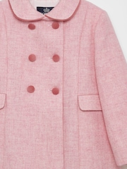 Trotters London Pink Classic Coat - Image 9 of 9