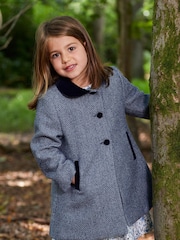 Trotters London Blue Matilda Swing Coat - Image 1 of 3