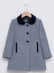 Trotters London Blue Matilda Swing Coat - Image 2 of 3