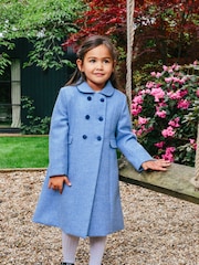 Trotters London Blue Classic Coat - Image 1 of 6