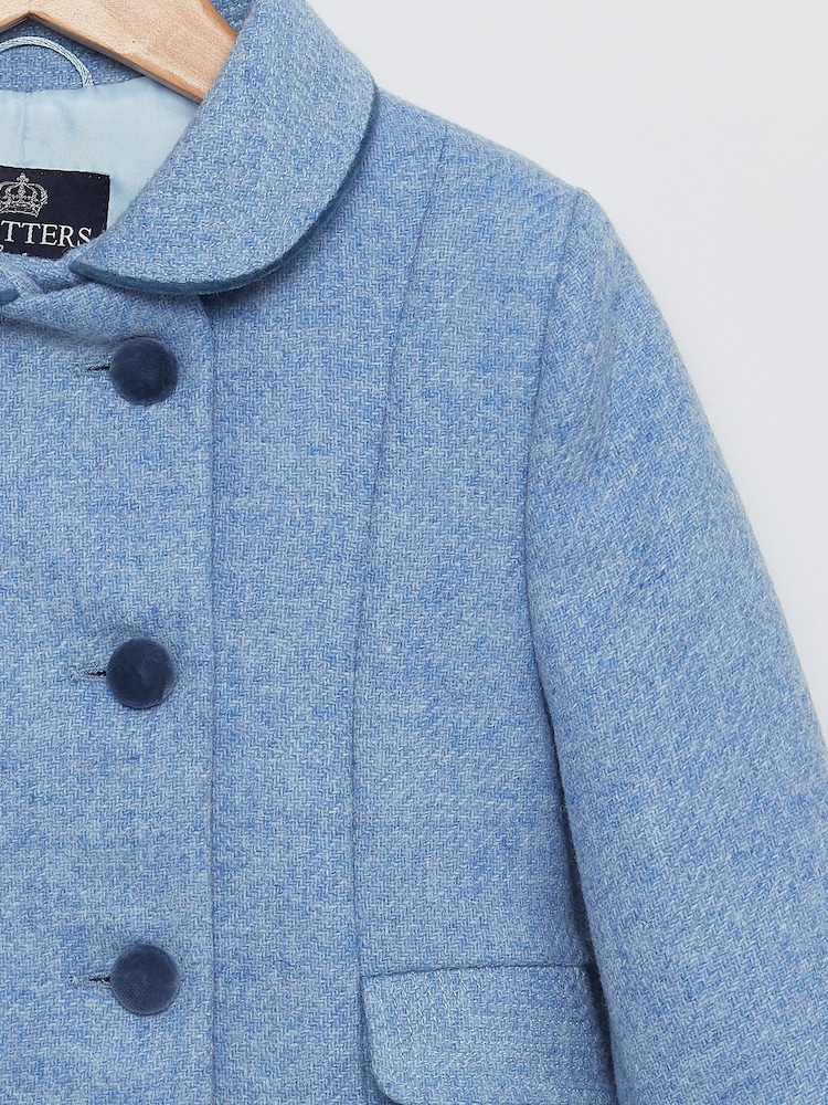 Trotters London Blue Classic Coat - Image 6 of 6