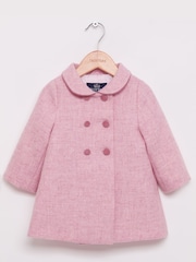 Trotters London Pink Classic Coat - Image 2 of 4