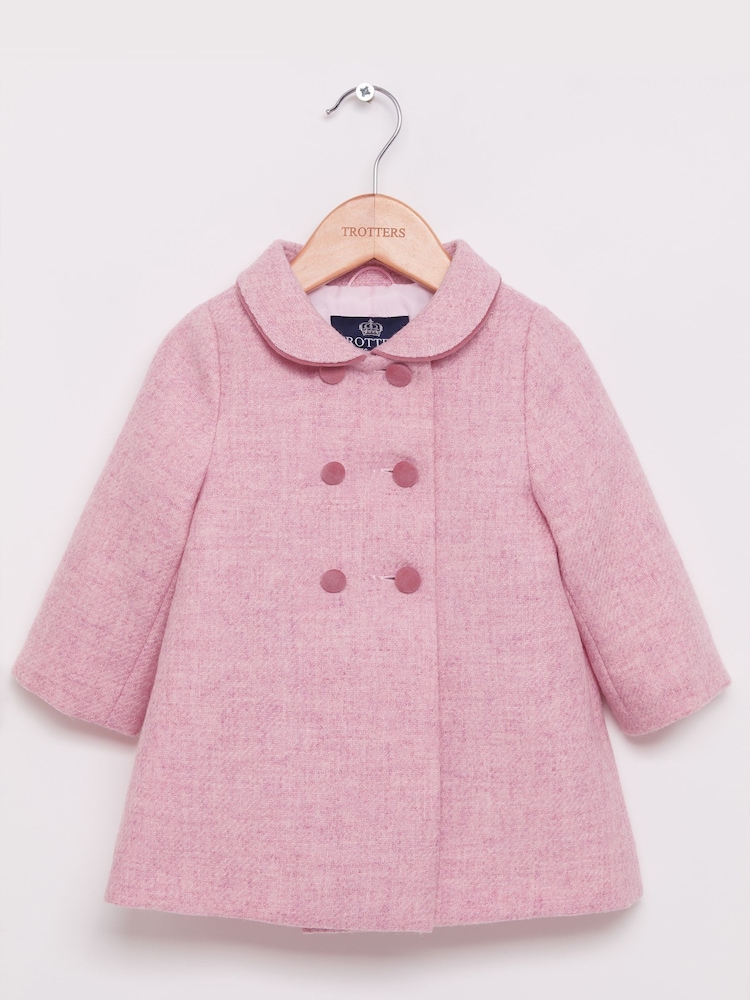 Trotters London Pink Classic Coat - Image 2 of 4