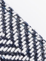 Blue Hugo & Hudson Blue Herringbone Dog Collar - Image 4 of 4
