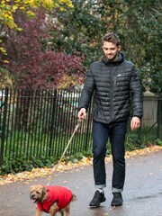 Brown Hugo & Hudson Brown Checked Herringbone Dog Lead - Image 1 of 4