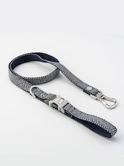 Blue Hugo & Hudson Blue Herringbone Dog Lead - Image 2 of 5