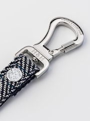 Blue Hugo & Hudson Blue Herringbone Dog Lead - Image 3 of 5