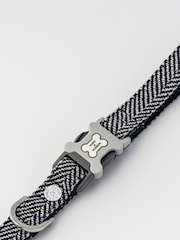 Blue Hugo & Hudson Blue Herringbone Dog Lead - Image 4 of 5