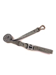 Blue Hugo & Hudson Blue Herringbone Dog Lead - Image 5 of 5