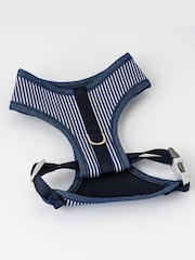 Blue Hugo & Hudson Blue Stripe Dog Harness - Image 2 of 3