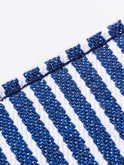 Blue Hugo & Hudson Blue Navy Stripe Dog Collar - Image 4 of 4