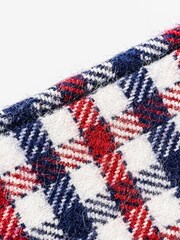 Blue Hugo & Hudson Blue Navy and Red Checked Dog Collar - Image 4 of 4