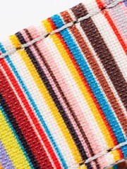 Brown Hugo & Hudson Brown Multicoloured Stripe Dog Colla - Image 4 of 4