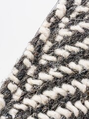 Grey Hugo & Hudson Grey Herringbone Dog Collar - Image 4 of 4