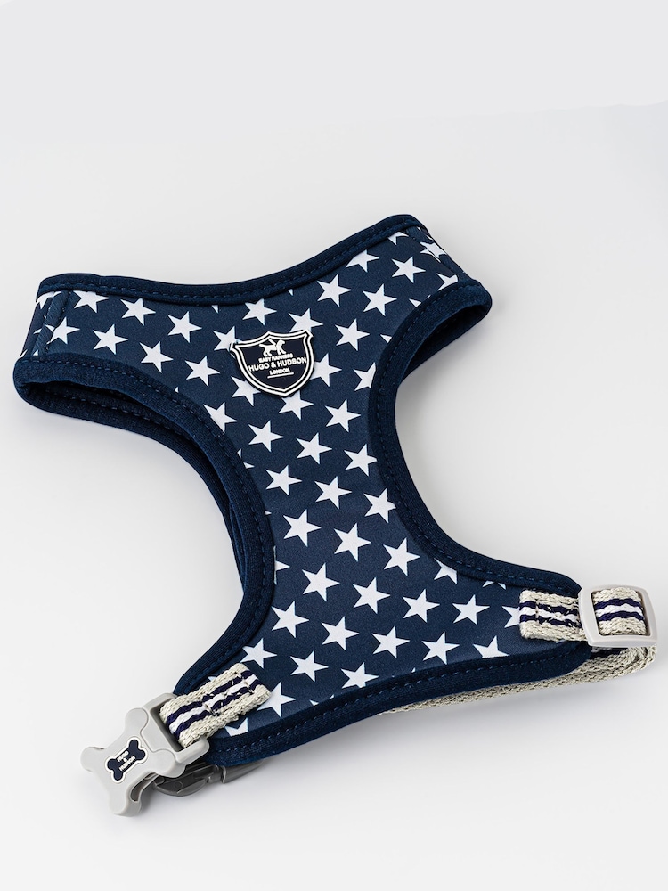 Blue Hugo & Hudson Blue Star Dog Harness - Image 2 of 4