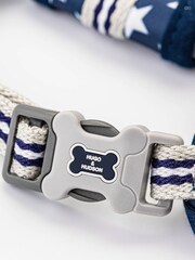 Blue Hugo & Hudson Blue Star Dog Harness - Image 4 of 4