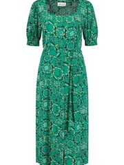 Pom Amsterdam Green Sunny World Vivid Printed Dress - Image 4 of 4