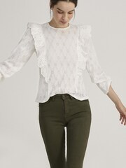 Springfield Slim Green Sustainable Wash Colour Jeans - Image 4 of 5