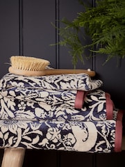 Morris & Co Blue Strawberry Thief Towel - Image 1 of 4