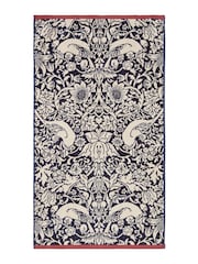 Morris & Co Blue Strawberry Thief Towel - Image 4 of 4