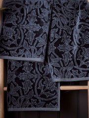 Morris & Co Blue St James Towel - Image 2 of 4