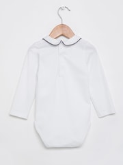 Trotters London Long Sleeve White Milo Piped Body - Image 2 of 3