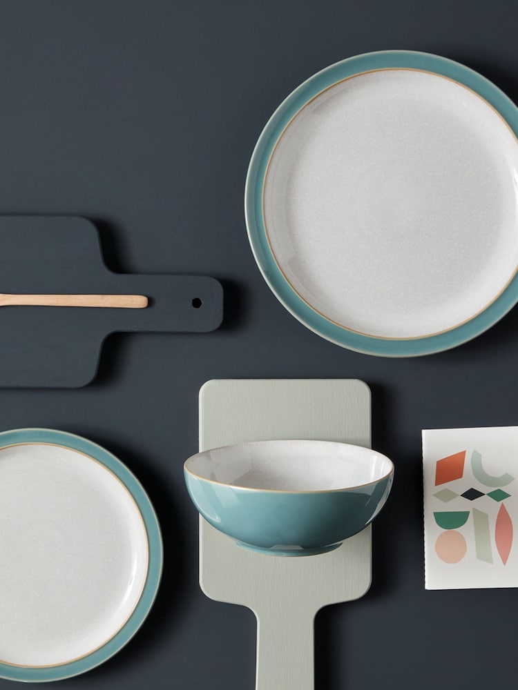 Denby 12 Piece Fern Green Elements Dinnerware Set - Image 1 of 2
