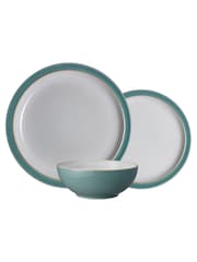 Denby 12 Piece Fern Green Elements Dinnerware Set - Image 2 of 2