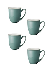 Denby Fern Green Elements Coffee Mugs Set - Image 2 of 3