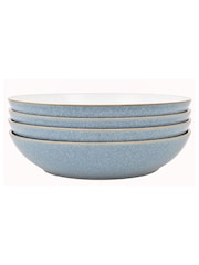 Denby 4 Piece Blue Elements Pasta Bowls Set - Image 3 of 3