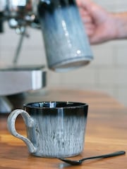 Denby Set of 2 Grey Halo Brew Espresso Cups - Image 1 of 1
