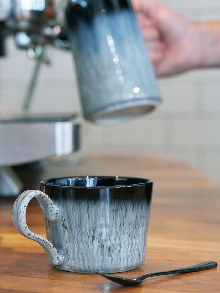 Denby Set of 2 Grey Halo Brew Espresso Cups - Image 1 of 1