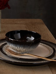 Denby Set of 4 Grey Halo Rice Bowls - Image 2 of 5