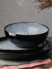 Denby Set of 4 Grey Halo Cereal Bowls - Image 1 of 3