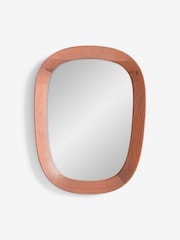 Jasper Conran London Deep Set Wooden Frame Mirror - Image 1 of 3