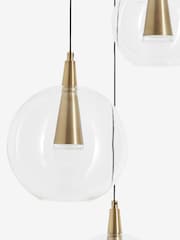 Brass Elara 3 Light Cluster Ceiling Light - Image 12 of 13