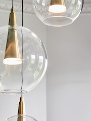 Brass Elara 3 Light Cluster Ceiling Light - Image 5 of 13