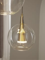 Brass Elara 3 Light Cluster Ceiling Light - Image 7 of 13