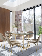 Brass Elara 3 Light Cluster Ceiling Light - Image 8 of 13