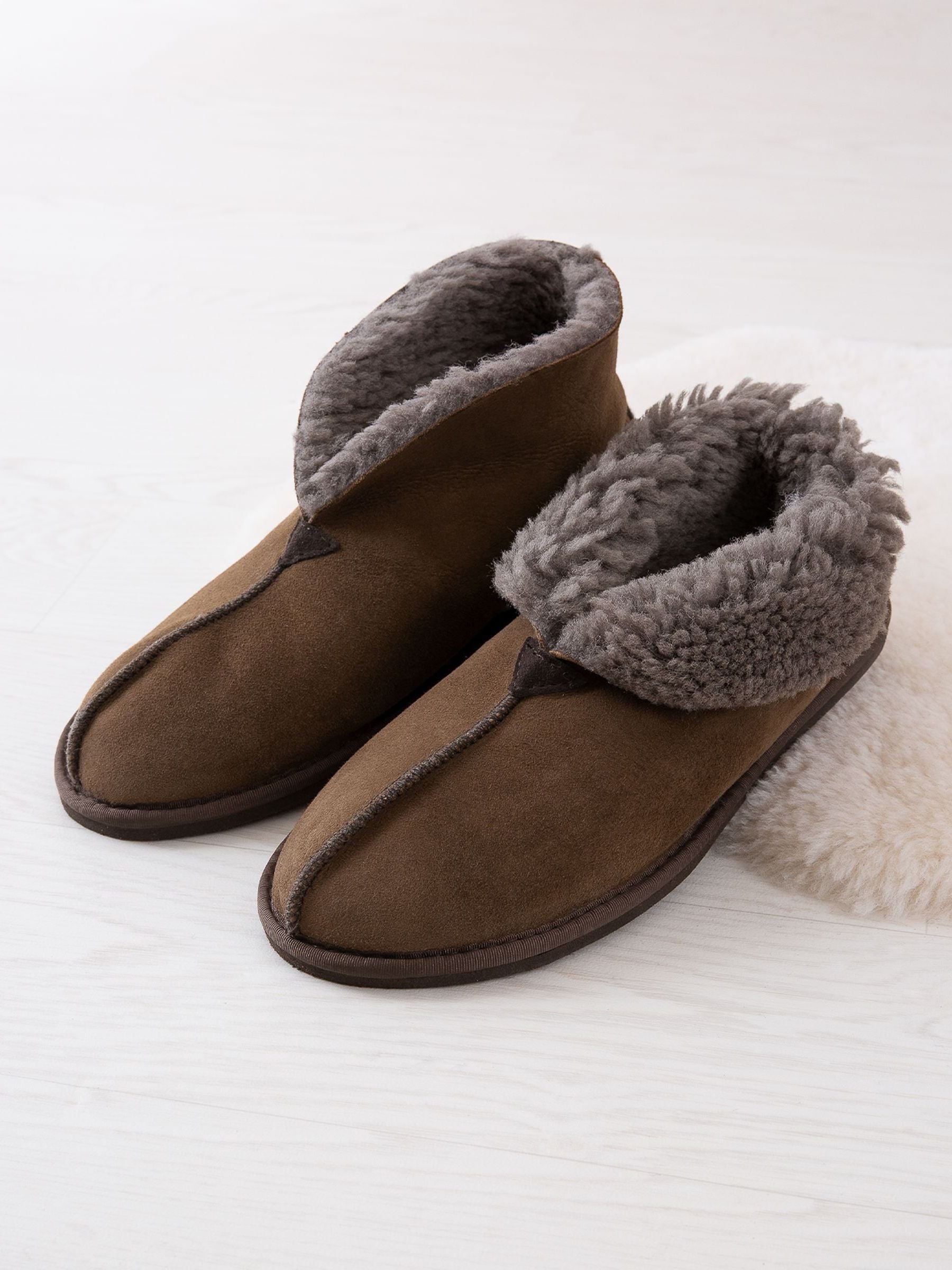 Buy Celtic Co. Mens Sheepskin Bootee Slippers from Next Malta