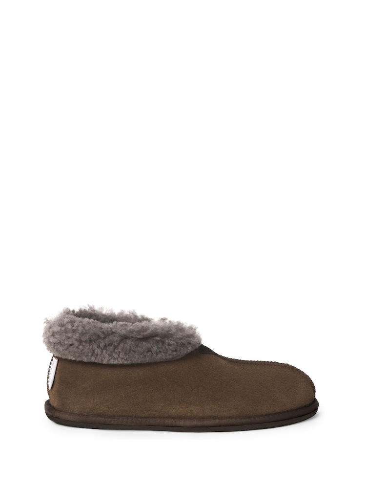 Celtic & Co. Mens Sheepskin Bootee Slippers - Image 4 of 5