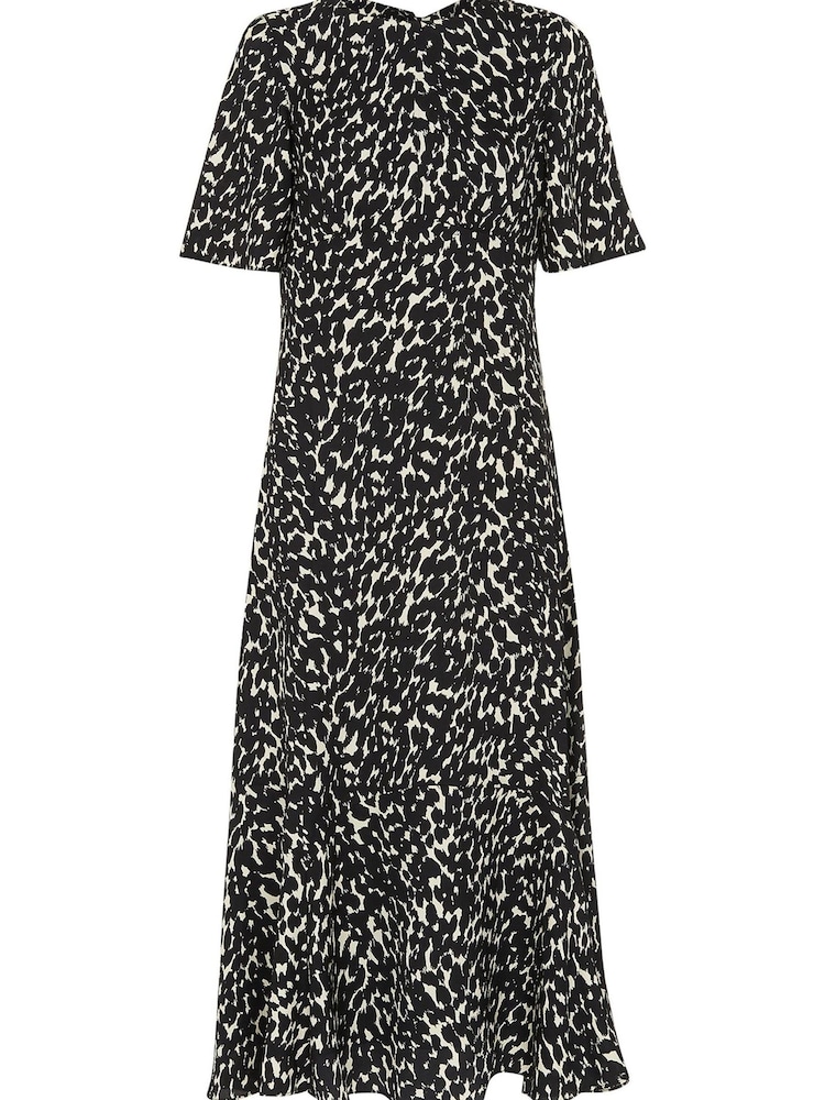 Whistles Black Sahara Cat Alana Dress - Image 4 of 4 Whistles Black Sahara Cat Alana Dress - Image 4 of 4
