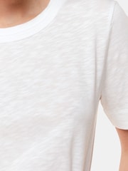 Whistles White Double Trim Rosa T-Shirt - Image 4 of 5