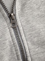 Grey Zip Through Hoodie (3-16yrs) - Image 3 of 3